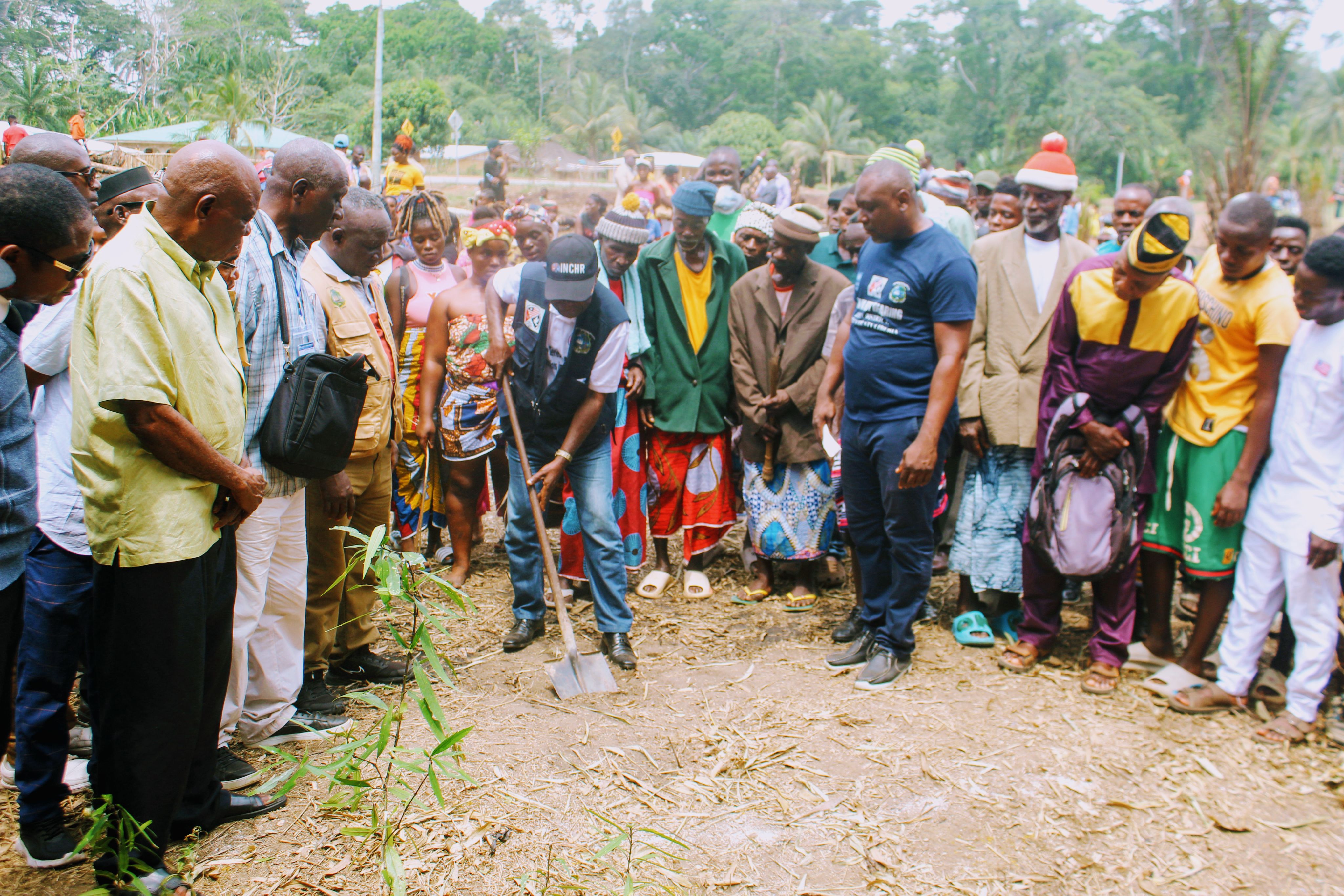 The Official Groundbreaking Ceremony for the Construction of a Memorial